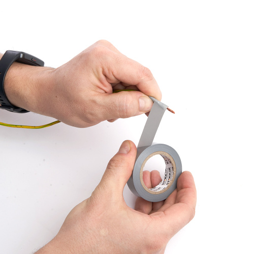 Изоляционная лента STEKKER INTP01319-10 0,13*19 10 м. серебро фото 2