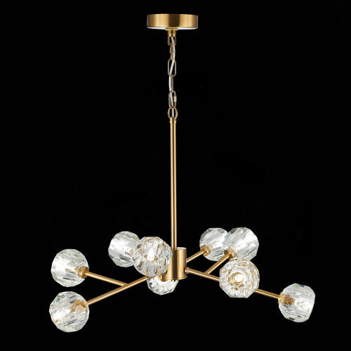 SL1166.303.09 Светильник подвесной ST-Luce Латунь/Прозрачный G9 LED 9*5W ROMANO фото 8