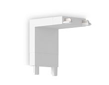 Коннектор угловой внутренний токопроводящий Magnetic Ultra slim 26 48В белый