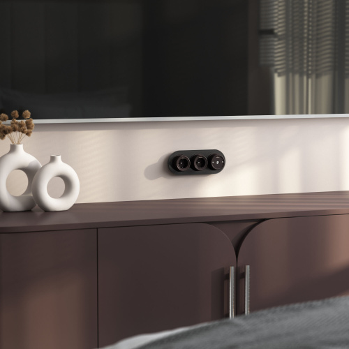 ТВ розетка коричневая ретро WL18-02-05 фото 2 ТВ розетка коричневая ретро WL18-02-05 фото 2