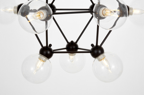 Подвесной светильник Lumina Deco Zodiak LDP 160N-12 BK+PR фото 3