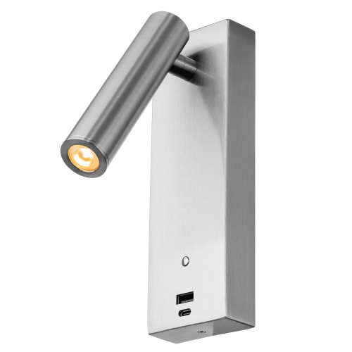 Citilux Декарт CL704432 LED USB Светильник с выключателем Матовый Хром фото 2 Citilux Декарт CL704432 LED USB Светильник с выключателем Матовый Хром фото 2