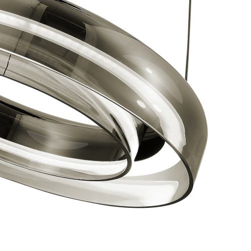 SL6019.323.01 Светильник подвесной ST-Luce Черный/Дымчатый, Белый LED 1*18W 3000K FORAY фото 3