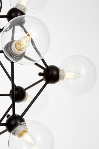 Подвесной светильник Lumina Deco Zodiak LDP 160N-12 BK+PR фото 4