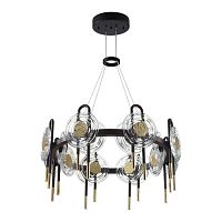 5407/92L MODERN ODL_EX25 101 черный/золото/металл/стекло Люстра LED 92W 3000K 8990Лм MAGNET