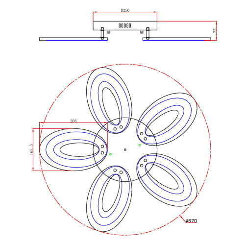 Потолочный светильник Escada 10211/5 LED*75W White фото 2