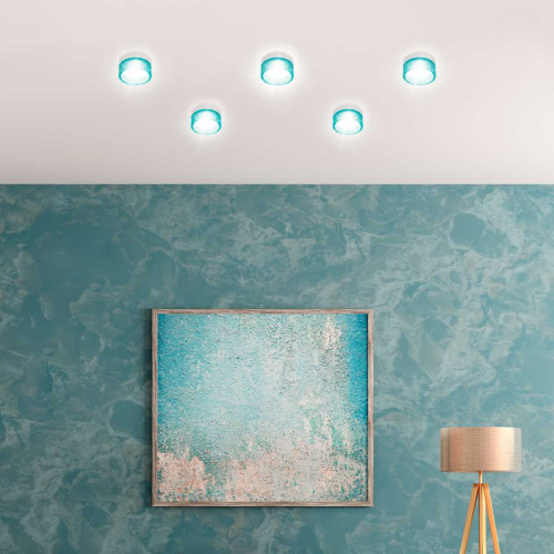 Светильник встраиваемый ЭРА DK97 WH/Blue под лампу GX53 белый/голубой Б0057458 фото 10