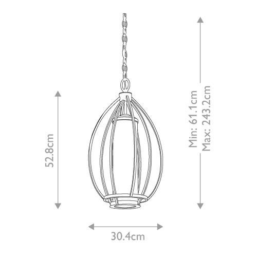 Подвесной светильник Kichler, Арт. KL-ROSALIE-P фото 2