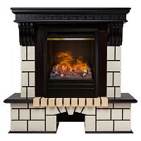 Электрокамин RealFlame Stone STD AO античный дуб с очагом 3D Olympic
