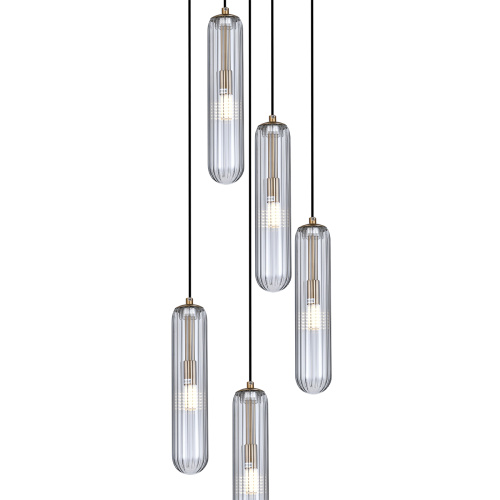 Подвесной светильник 160001/5P G9*5W Brass фото 3