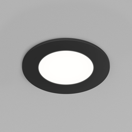 DK3101-BK Встраиваемый влагозащищенный светильник, IP65, до 10 Вт, LED, GU5,3, черный