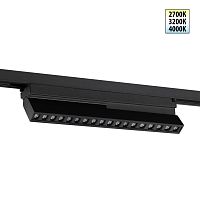 359737 PORT NT25 240 черный Светильник однофазный двухжильный трековый с переключ. цв. температуры IP20 LED 18W 180-265V 2700К/3200К/4000К EOS