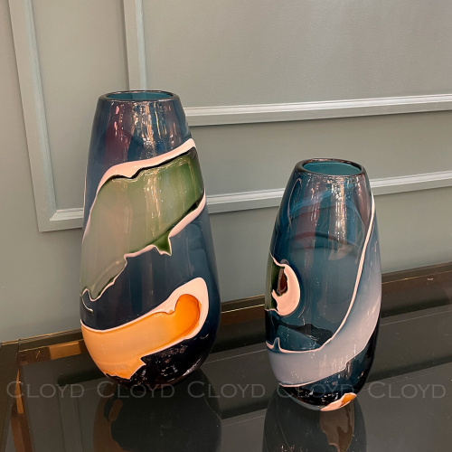 Ваза Cloyd арт.50061 / выс. 39 см - зелен. стекло / серия 1537 фото 4