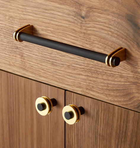 Ручка-скоба Elroy L.15.2 Aged Brass and Bronze фото 2