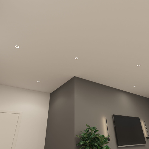 DK2700-WH Встраиваемый светильник, IP 20, 7 Вт, LED 3000, белый, алюминий фото 2