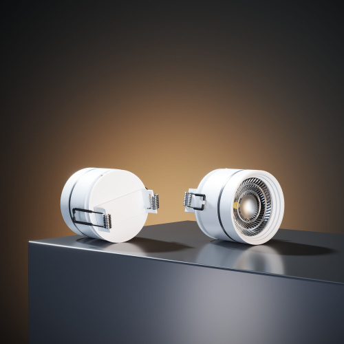 Встраиваемый поворотный светодиодный светильник 8W 4200K белый 25035/LED фото 2