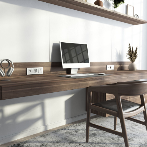 Розетка Ethernet RJ-45 cat. 6A экранированная (белый) W5120101 фото 4