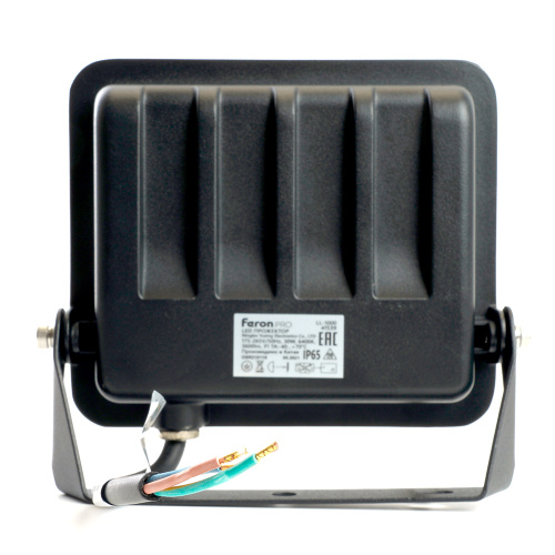 Светодиодный прожектор Feron.PRO LL-1000 IP65 30W 6400K черный фото 8