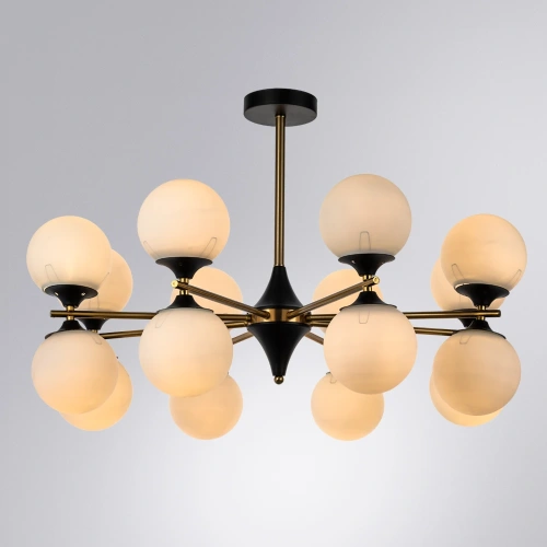 Люстра на штанге Arte Lamp MIMOSA A3649PL-16PB фото 2 Люстра на штанге Arte Lamp MIMOSA A3649PL-16PB фото 2