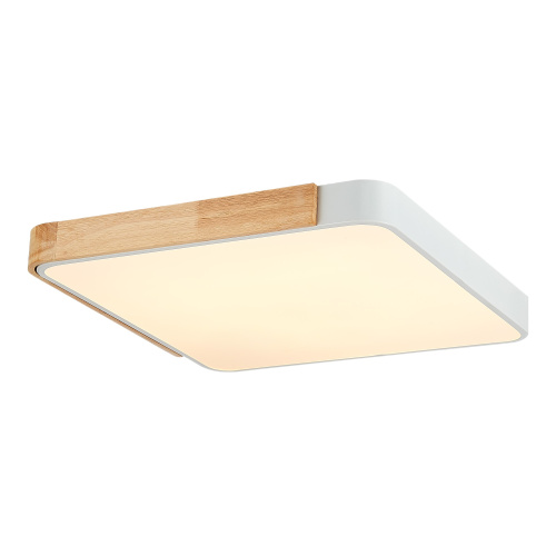 SLE201252-01 Светильник потолочный Белый, Светлое дерево/Белый LED 1*42W 3000K/4000K/6000K FESTA фото 9