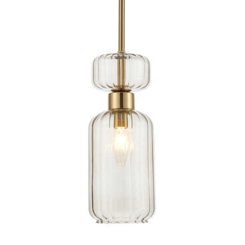 Подвесной светильник Escada 1141/1S E14*60W Antigue copper/Beige фото 3