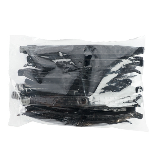 Держатель кабеля для прямого монтажа двусторонний ДКД-2 STEKKER PMHR2B, черный (20 шт в упаковке) фото 4