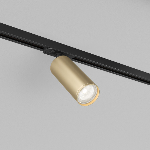DK6202-BG Трековый светильник IP 20, 15 Вт, GU10, матовое золото с черным, алюминий