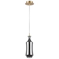 808038 Подвес FORMA 1х10W (led) E14 ШАМПАНЬ/ДЫМЧАТЫЙ