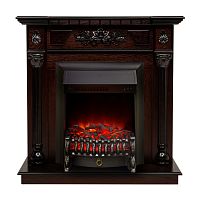 Электрокамин RealFlame Dacota AO античный дуб с очагом Fobos Lux Black