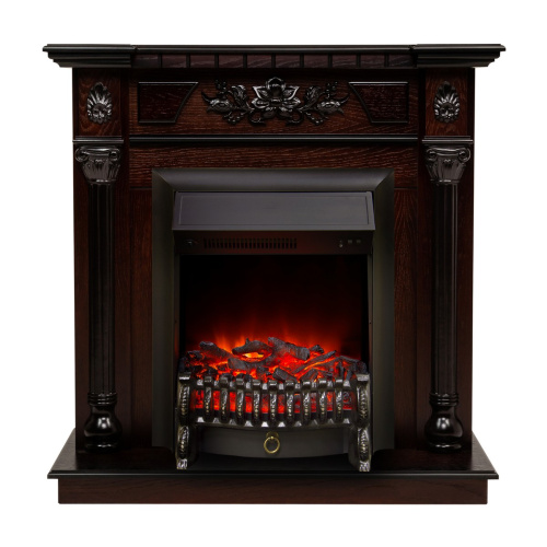 Электрокамин RealFlame Dacota AO античный дуб с очагом Fobos Lux Black Электрокамин RealFlame Dacota AO античный дуб с очагом Fobos Lux Black