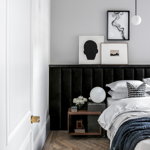 Дверная ручка Knob Black cross set of 2 фото 4