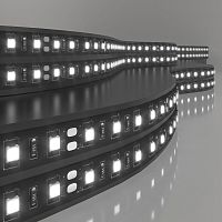 Светодиодная лента 120 Led 9,6 Вт IP20, 6500K холодный белый, 5 м 2835 24V 120Led 9,6W IP20 Black
