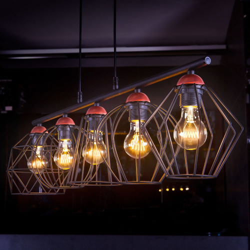 Филаментная светодиодная лампа G95 8W 3300K E27 тонированная BLE2709 фото 2