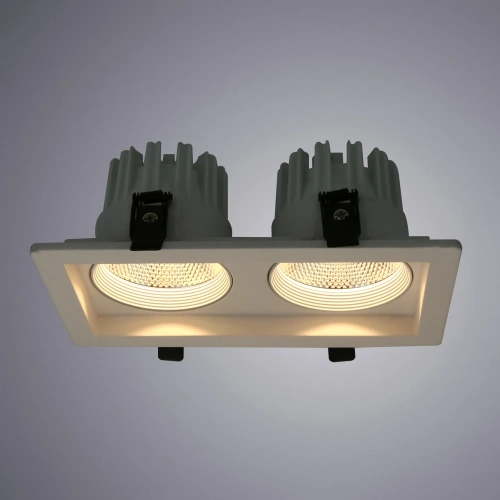 Точечный встраиваемый светильник Arte Lamp PRIVATO A7007PL-2WH фото 2 Точечный встраиваемый светильник Arte Lamp PRIVATO A7007PL-2WH фото 2