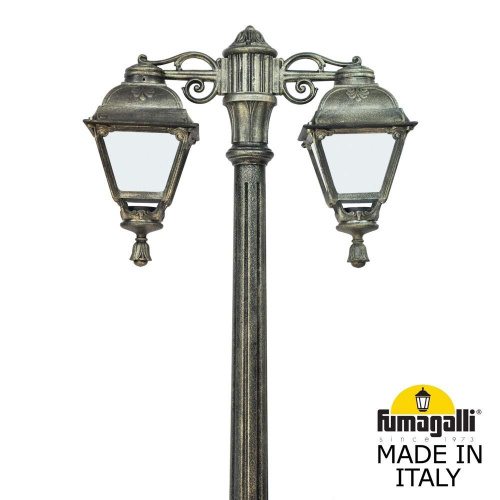 Fumagalli Садово-парковый фонарь FUMAGALLI BISSO/CEFA 2L DN U23.156.S20.BYE27DN фото 2 Fumagalli Садово-парковый фонарь FUMAGALLI BISSO/CEFA 2L DN U23.156.S20.BYE27DN фото 2