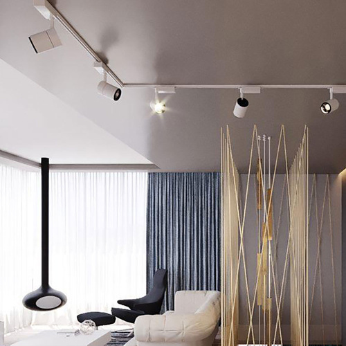 Коннектор для подвесных трековых светильников, белый LD1015 фото 3