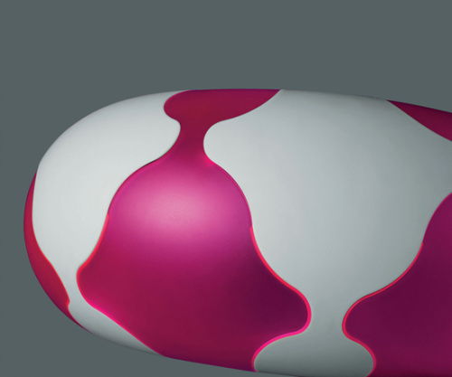 Подвесной светильник FLAN White/Fucsia фото 3