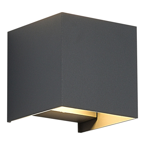 SL9513.701.01 Светильник уличный настенный ST-Luce серый/серый LED 1*10W 2700K BRIK фото 4