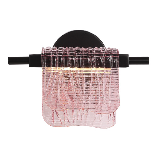 SL6021.401.06 Светильник настенный ST-Luce черный/розовый LED 1*6W 3000K VOILE фото 5