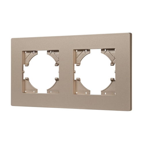 Рамка пластиковая FRM-PERIO-PL-2-GD Arlight 049753