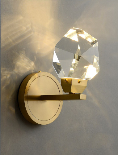 Настенный светильник 9701W/1 brass фото 3