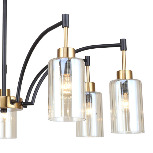 Светильник на штанге Escada 1166/7P E14*40W Brass/Black фото 2