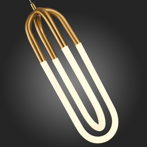 SL1579.303.02 Подвес ST-Luce Латунь/Латунь, Белый LED 2*14W 3000K MOFISTO фото 3