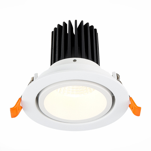 ST705.538.10 Св-к встр. Белый LED 1*10W 3000K 750Lm Ra>90 38° IP20 D102xH85 170-240V Встраиваемые светильники фото 4