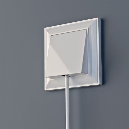 Рамка из пластика на 1 пост Fiore белый W0012201 фото 2