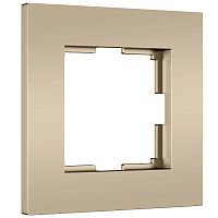 W0012911/ Рамка на 1 пост Slab (шампань софт) W0012911