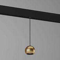 Трековый светильник 5W 4200K Event латунь Slim Magnetic 85040/01