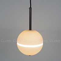 Подвесной светильник Cloyd COSMORA P1 / выс. 32 см - керамика - черный (арт.12503)