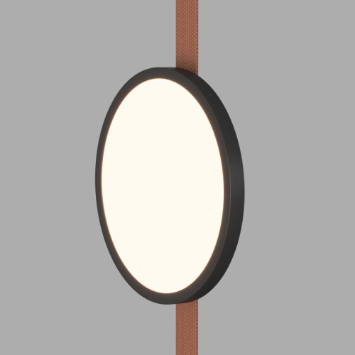 DK5567-BK Cветильник для трека-ремня Belty, серия Flow, со светодиодом, D168*H29.5мм, 48V DC, 10W, RA90, 120°, 3000K, IP20, черный, алюминий DK5567-BK Cветильник для трека-ремня Belty, серия Flow, со светодиодом, D168*H29.5мм, 48V DC, 10W, RA90, 120°, 3000K, IP20, черный, алюминий