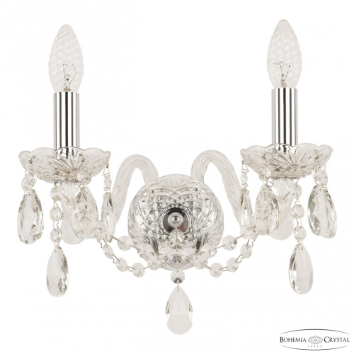 Бра хрустальные 116B/2/141 Ni Bohemia Ivele Crystal (Богемия Ивеле Кристалл)